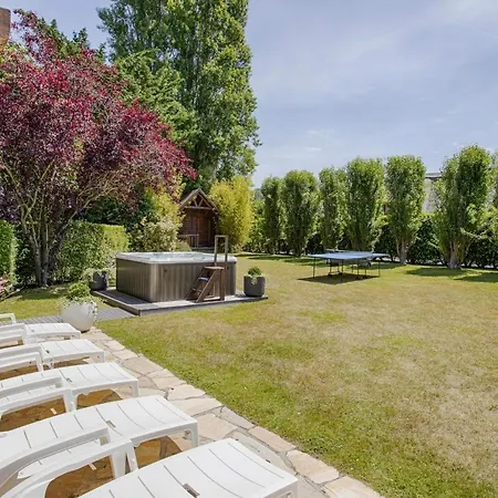 La Cote Fleurie - 5 Bdr - Garden & Jacuzzi - Tourgeville Plage Villa *